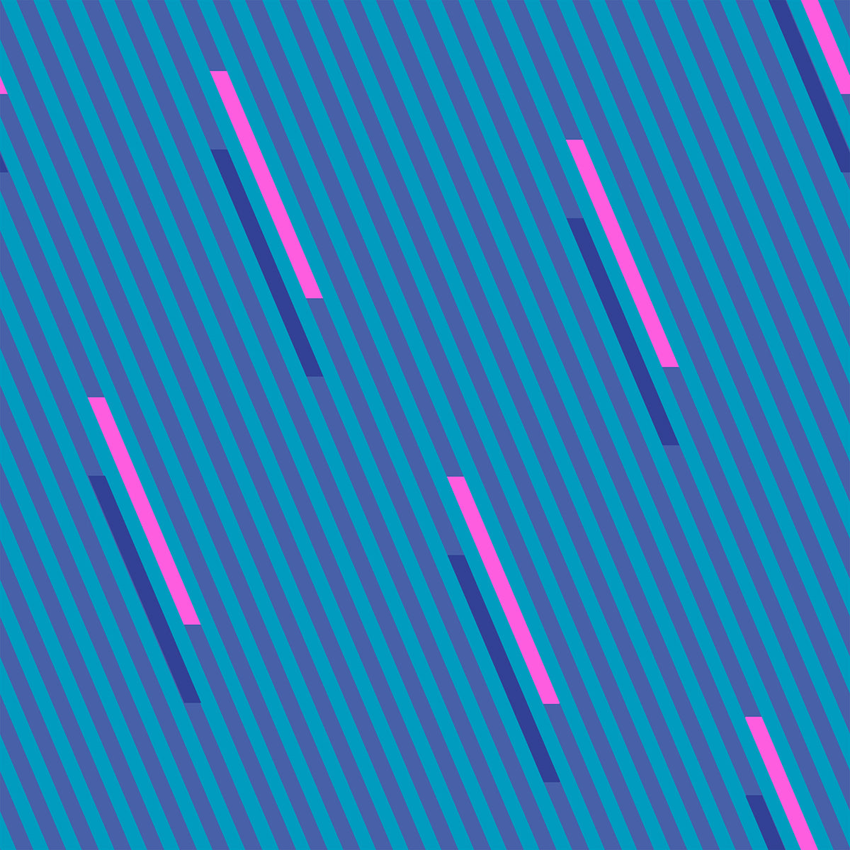 Eye Candy Stripe Cerulean - Eye Candy